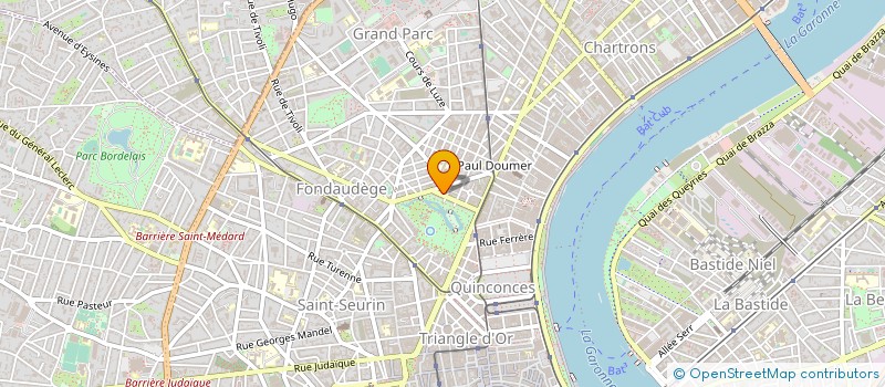 localisation de l'entreprise EDITIONS DU COUCHANT à BORDEAUX