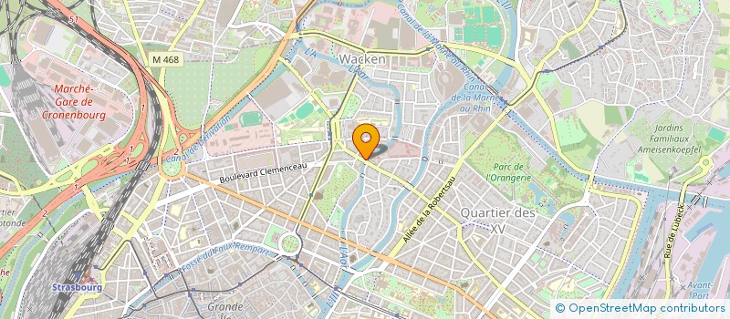 localisation de l'entreprise EDITIONS DU DONON  STRASBOURG