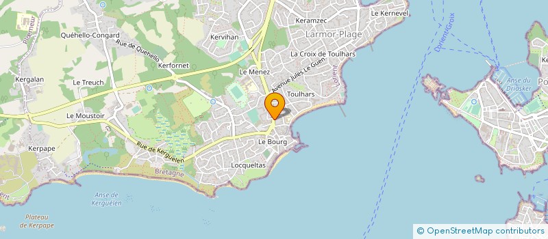 localisation de l'entreprise EDITIONS DU LEVANT à LARMOR-PLAGE