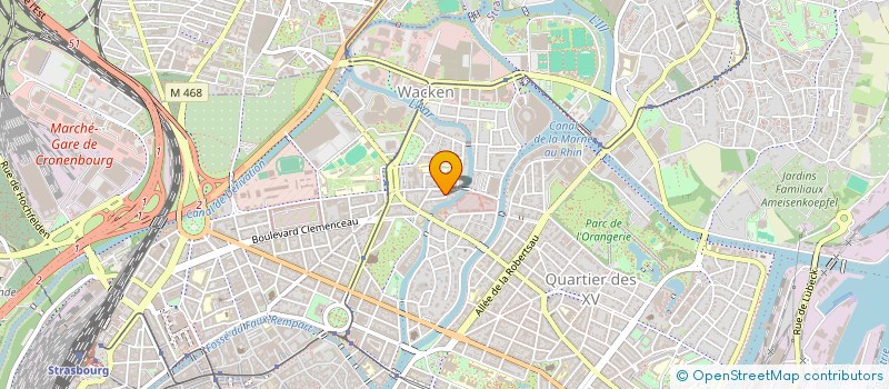 localisation de l'entreprise EDITIONS DU LIVRE à STRASBOURG