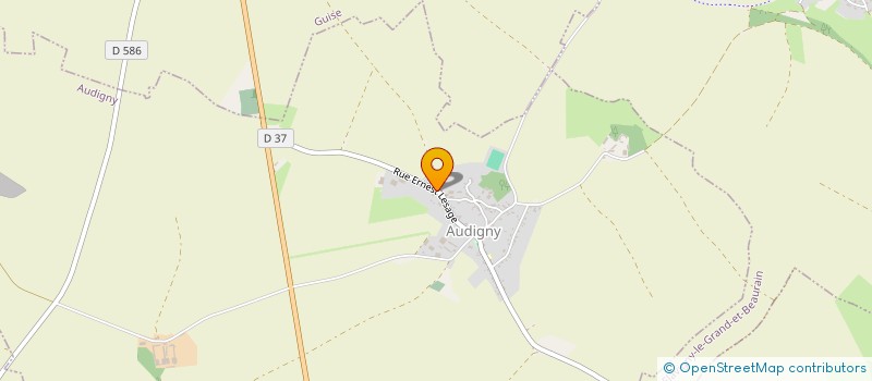 localisation de l'entreprise EDITIONS DU MARBER  AUDIGNY