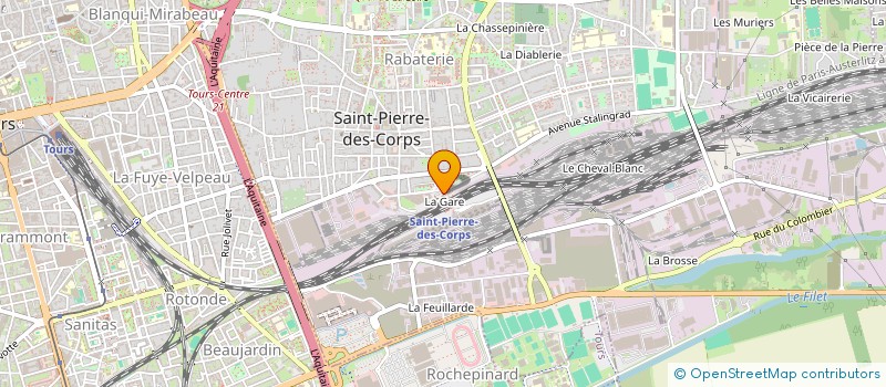 localisation de l'entreprise EDITIONS DU MEMENTO CANTONAL à SAINT-PIERRE-DES-CORPS