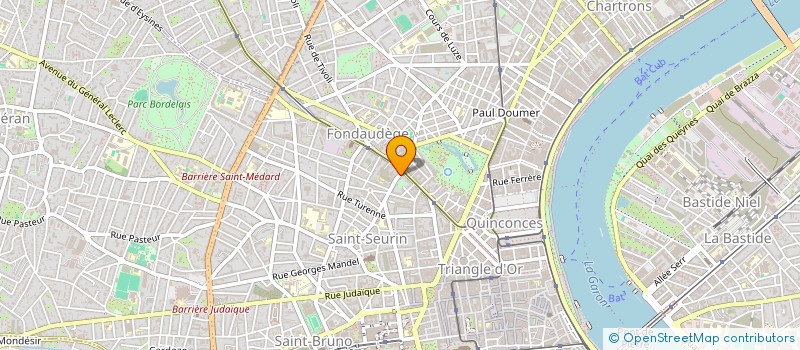 localisation de l'entreprise EDITIONS DU PALAIS GALIENE à BORDEAUX