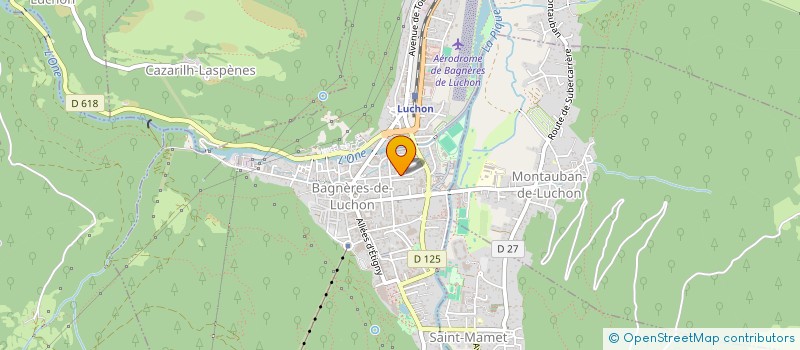 localisation de l'entreprise EDITIONS DU PATRIMOINE CULTUREL DU LARBOUST  BAGNERES-DE-LUCHON