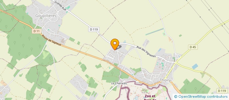 localisation de l'entreprise EDITIONS DU PETIT CAMION  THOIRY