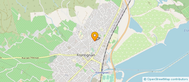 localisation de l'entreprise EDITIONS DU POULPE à FRONTIGNAN