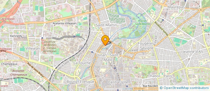 localisation de l'entreprise EDITIONS DU RAGONDIN  RENNES