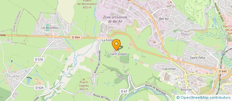 localisation de l'entreprise EDITIONS DU ROUERGUE  RODEZ