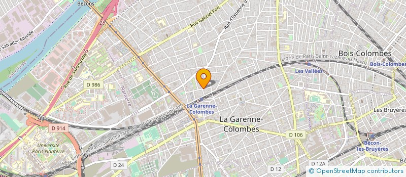 localisation de l'entreprise EDITIONS DU SCIAPODE à COLOMBES
