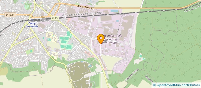 localisation de l'entreprise EDITIONS DU VAL D'AUTOMNE à CREPY-EN-VALOIS