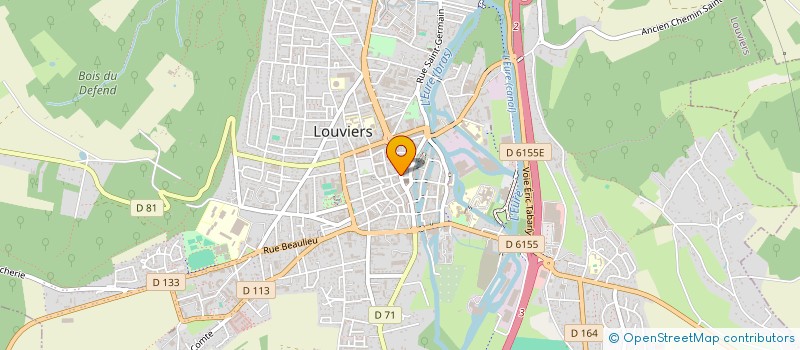 localisation de l'entreprise EDITIONS DU VAL D'EURE à LOUVIERS