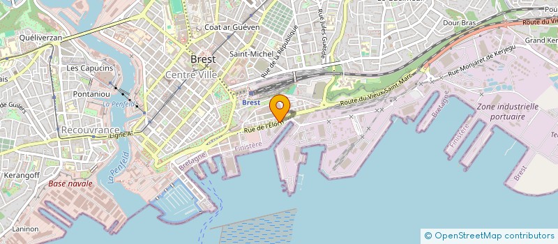 localisation de l'entreprise EDITIONS DYNAMO à BREST