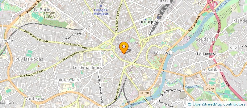 localisation de l'entreprise EDITIONS ELEUSIS à LIMOGES