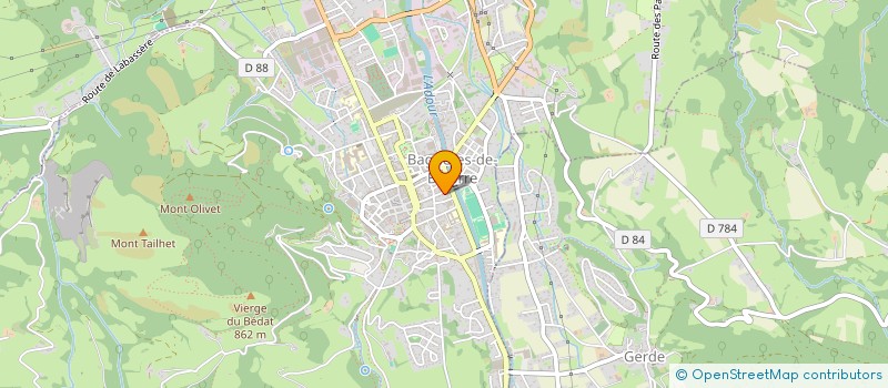 localisation de l'entreprise EDITIONS EN APNEE  BAGNERES-DE-BIGORRE