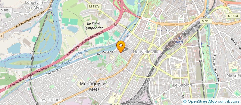 localisation de l'entreprise EDITIONS ENSEIGNEMENT TECH INDUST COMMER à MONTIGNY-LES-METZ