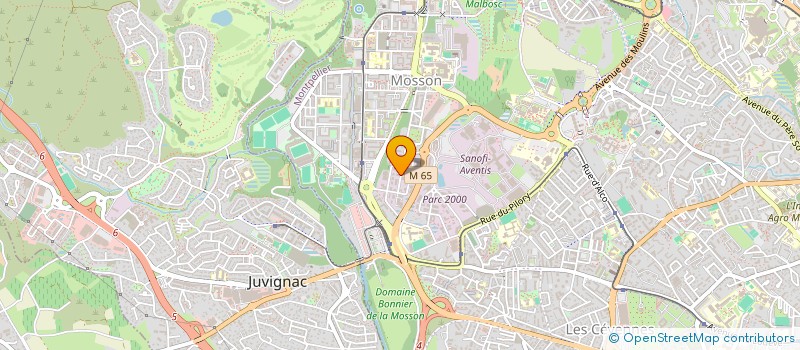 localisation de l'entreprise EDITIONS ENSOLEILLEES SA  MONTPELLIER