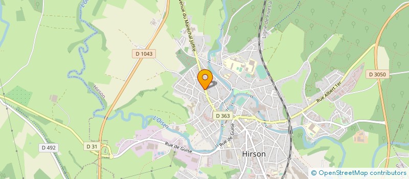 localisation de l'entreprise EDITIONS EPIKCEN  HIRSON