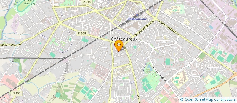 localisation de l'entreprise EDITIONS EPONYMES à CHATEAUROUX