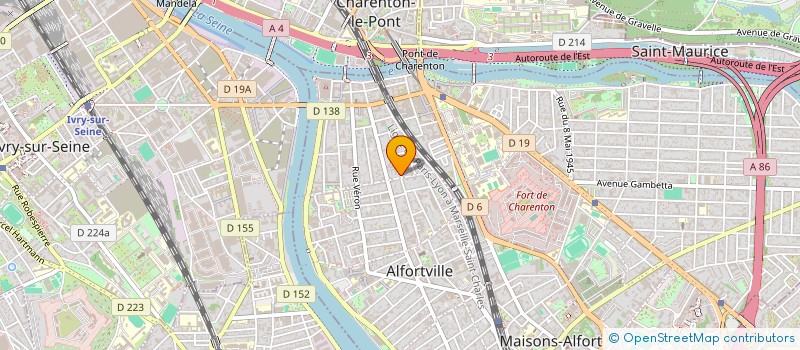 localisation de l'entreprise EDITIONS ERE  ALFORTVILLE