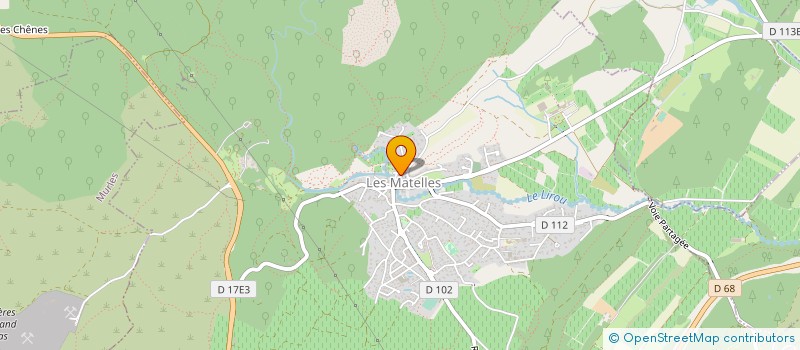localisation de l'entreprise EDITIONS ESPACES 34 à LES MATELLES