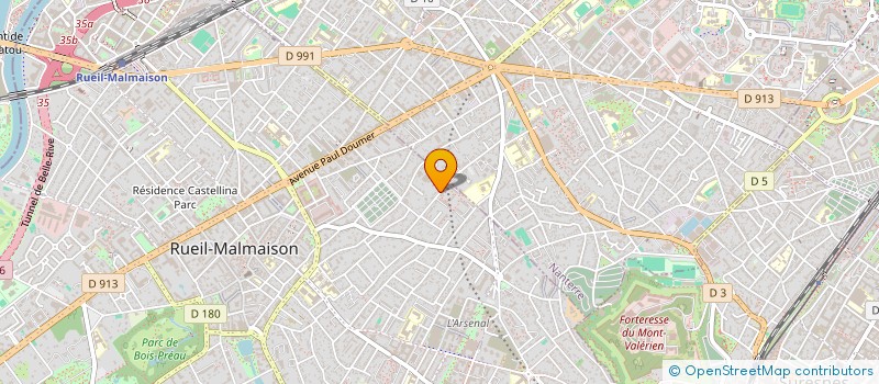 localisation de l'entreprise EDITIONS ET LOISIRS à RUEIL-MALMAISON