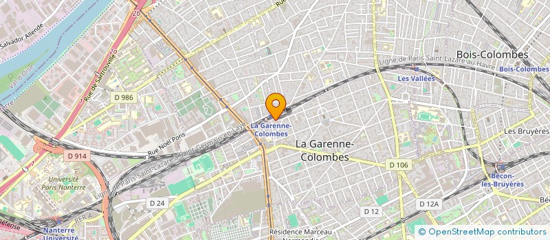 localisation de l'entreprise EDITIONS ET PROMOTIONS SOCIALES à LA GARENNE-COLOMBES