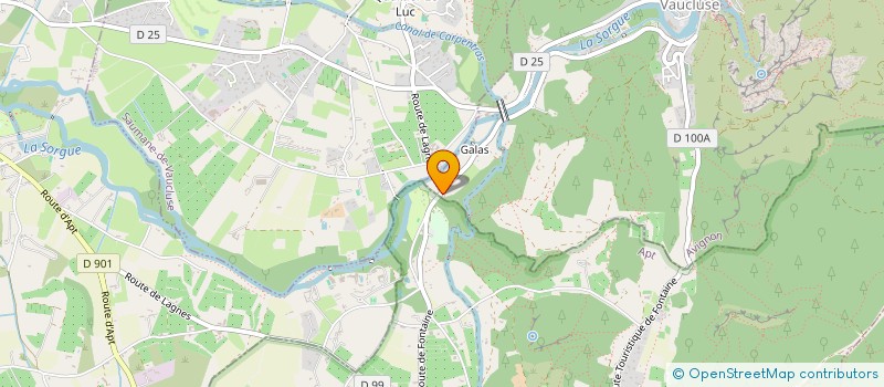 localisation de l'entreprise EDITIONS ET SI UN JOUR...  FONTAINE-DE-VAUCLUSE