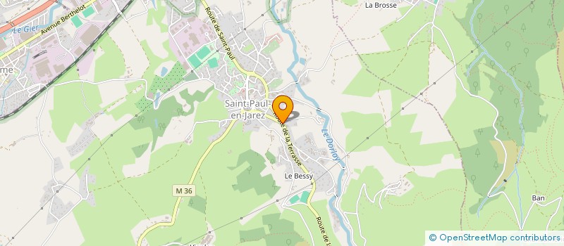 localisation de l'entreprise EDITIONS EUROPEENNES DU JAREZ  SAINT-PAUL-EN-JAREZ
