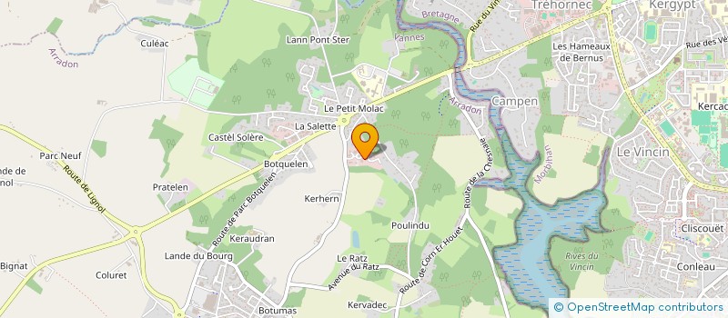 localisation de l'entreprise EDITIONS EVENEMENTS ET TENDANCES  ARRADON