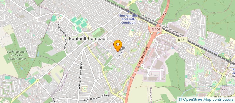 localisation de l'entreprise EDITIONS FAREL à PONTAULT-COMBAULT