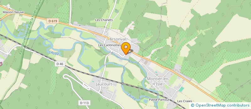 localisation de l'entreprise EDITIONS FATES à ARSONVAL