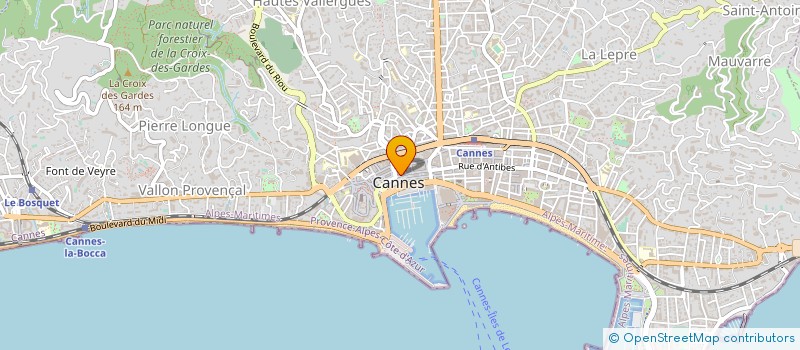 localisation de l'entreprise EDITIONS FEMMES UNIVERSELLES à CANNES