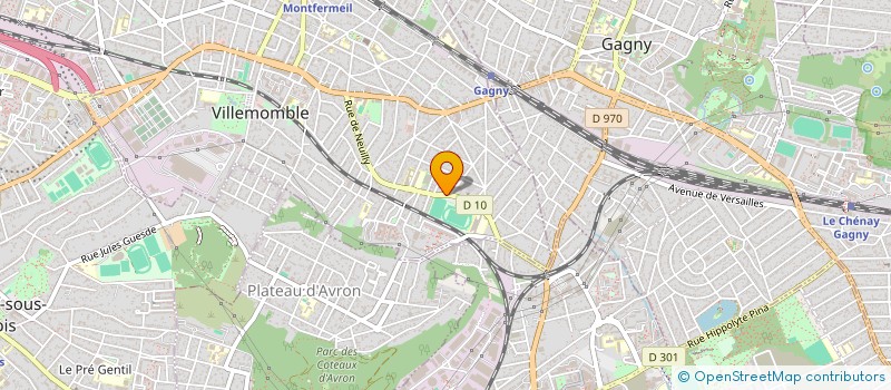 localisation de l'entreprise EDITIONS FERTILE PLAINE  VILLEMOMBLE