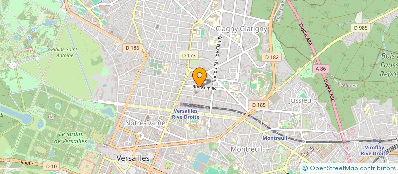 localisation de l'entreprise EDITIONS FERYANE à VERSAILLES