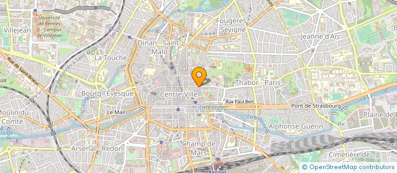 localisation de l'entreprise EDITIONS FI !  RENNES