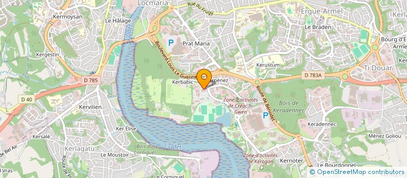 localisation de l'entreprise EDITIONS FITAMANT à QUIMPER