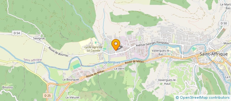 localisation de l'entreprise EDITIONS FLEURINES  SAINT-AFFRIQUE