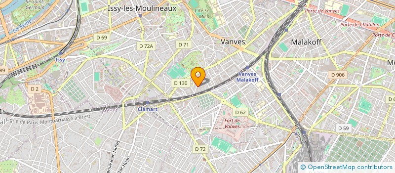 localisation de l'entreprise EDITIONS FM-BIO  VANVES