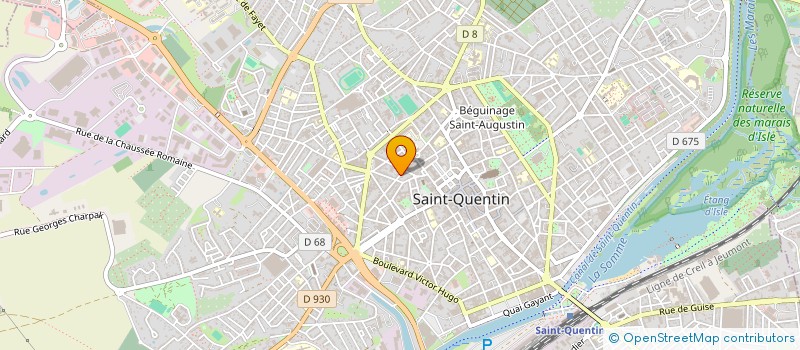 localisation de l'entreprise EDITIONS FRANCAISES LDS  SAINT-QUENTIN