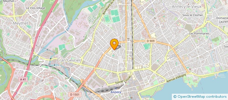 localisation de l'entreprise EDITIONS FRANCK MERCIER  ANNECY