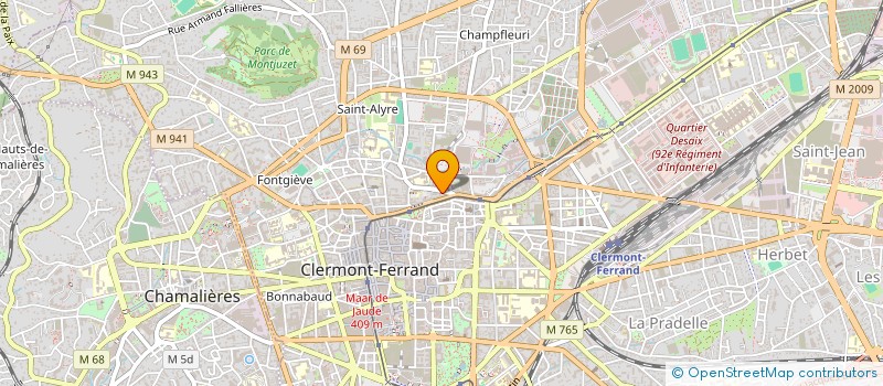 localisation de l'entreprise EDITIONS FREEWAY à CLERMONT-FERRAND
