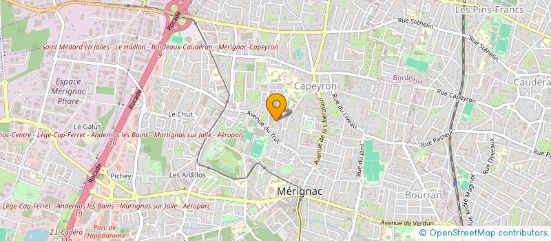 localisation de l'entreprise EDITIONS GIRANDOLES à MERIGNAC