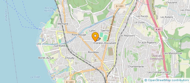 localisation de l'entreprise EDITIONS GRAPPEOLAF TAU à AIX-LES-BAINS