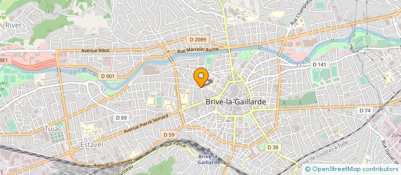 localisation de l'entreprise EDITIONS HAUT DE FORME  BRIVE-LA-GAILLARDE