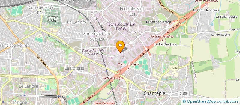 localisation de l'entreprise EDITIONS HEBDOS OUEST à RENNES