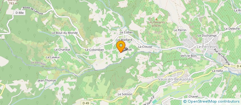 localisation de l'entreprise EDITIONS HERACLITE  LE PERREON