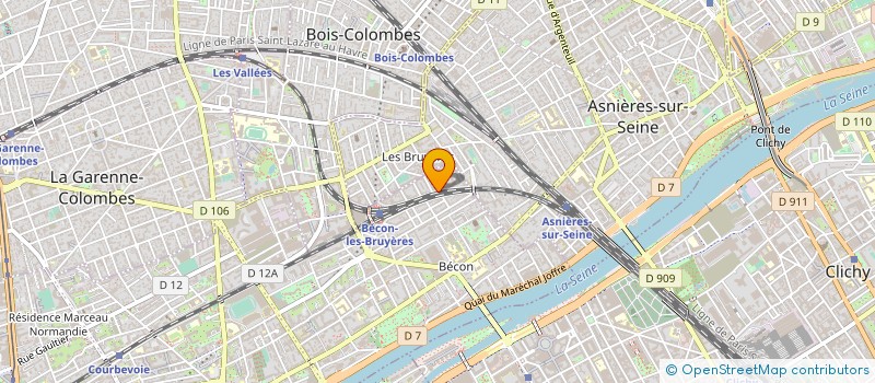 localisation de l'entreprise EDITIONS HUIT à COURBEVOIE
