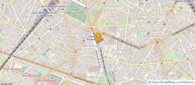 localisation de l'entreprise EDITIONS JACQUELINE RENARD  PARIS