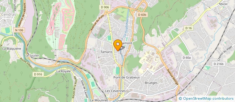 localisation de l'entreprise EDITIONS JEAN PAUL BAYOL  ALES