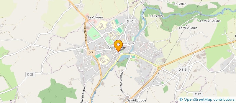 localisation de l'entreprise EDITIONS JEAN PAUL GISSEROT à QUINTIN